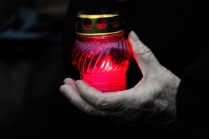 La marche de deuil à Prague, à la mémoire des victimes du Holodomor en Ukraine