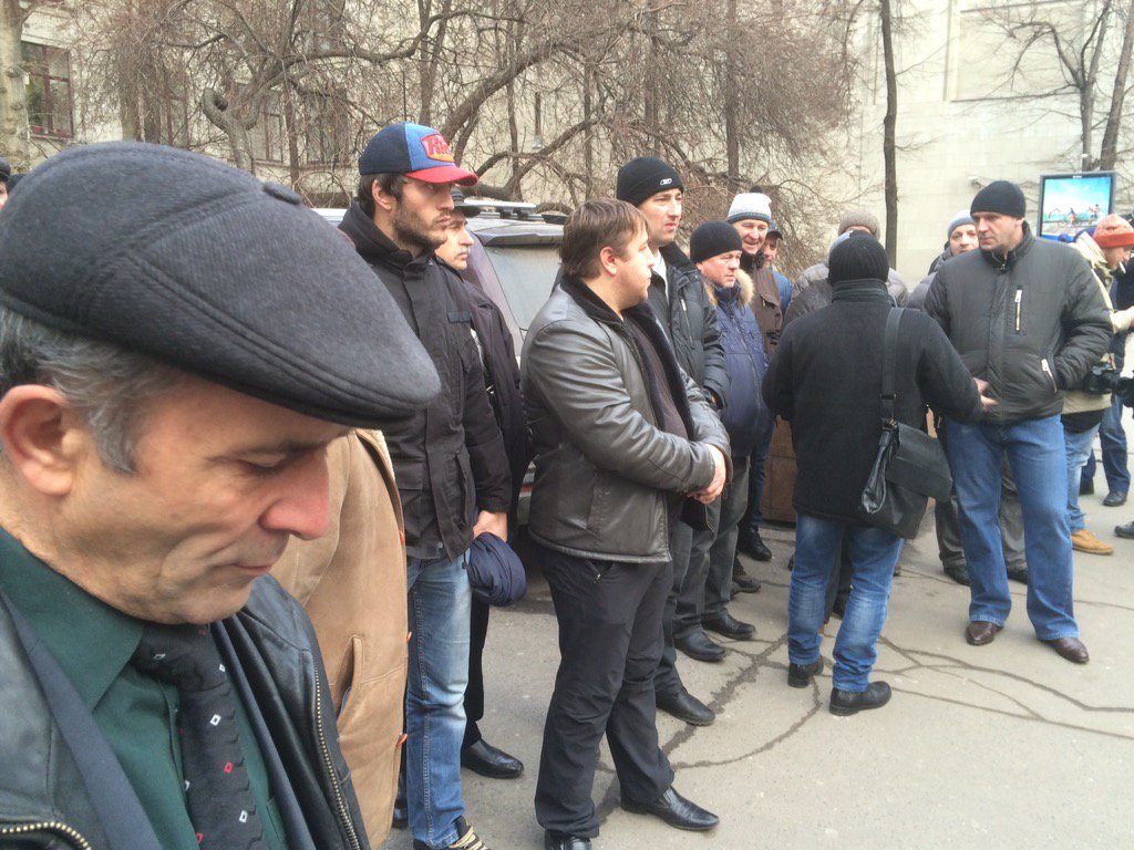 У Москві під Адміністрацією Путіна відбувся мітинг далекобійників