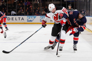 Una pelea masiva de los hockeístas de NHL