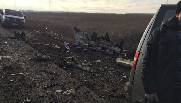 За фактом підриву автобуса в Мар'їнці відкрили справу За фактом підриву автобуса в Мар'їнці відкрили справу