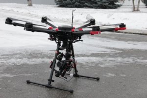 Ukrtransgaz utilise les drones avec une caméra thermique pour l'audit énergétique