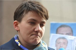 Eierattacke auf Nadja Sawtschenko in Mykolaiw
