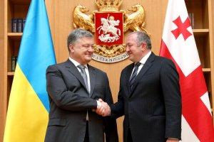 Poroschenko und Margwelaschwili verhandeln unter vier Augen