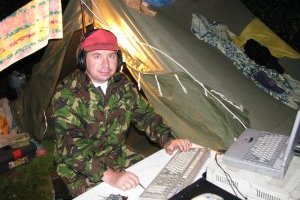 Олександр Литвиненко, радіоаматор, член чернігівської команди - абсолютного чемпіона України з радіоспорту