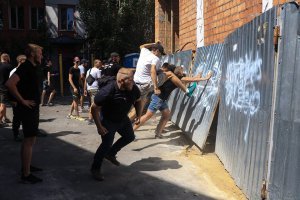 В Одесі противники гей-параду влаштували погром на будівництві