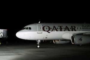 До України прибув перший авіарейс Qatar Airways