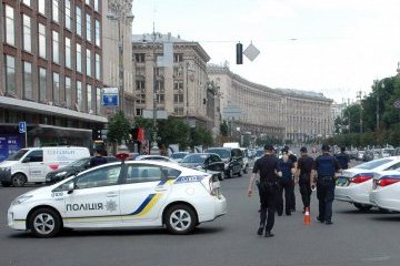 Перекрытие движения на Крещатике. Инфографика