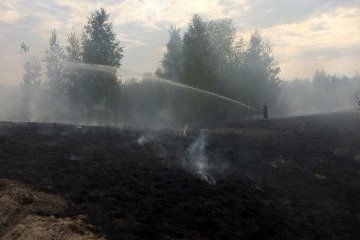 На Черкащині горить ще 49 гектарів торф’яників