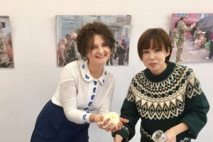 Ukrainian fighters in manga style: Japanese artist opens exhibition at Ukrinform