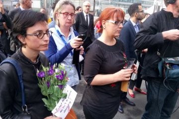В Брюсселе почтили память погибшей мальтийской журналистки