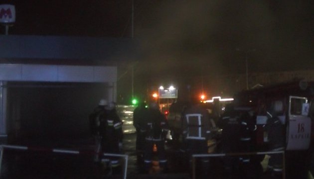 У Харкові горіли кіоски в підземному переході У Харкові горіли кіоски в підземному переході