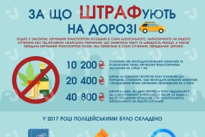 За что штрафуют на дороге. Инфографика
