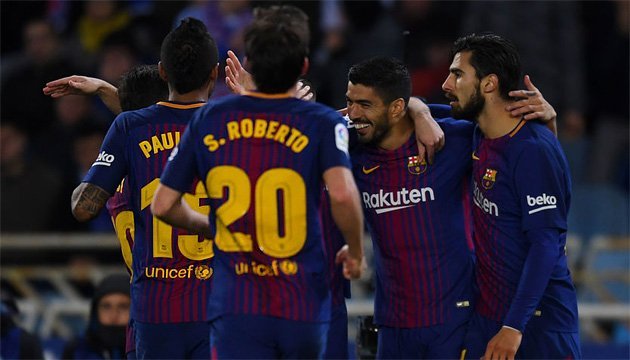 "Барселона" единственная из топ-5 команд лиг Европы играет в этом сезоне без поражений "Барселона" единственная из топ-5 команд лиг Европы играет в этом сезоне без поражений