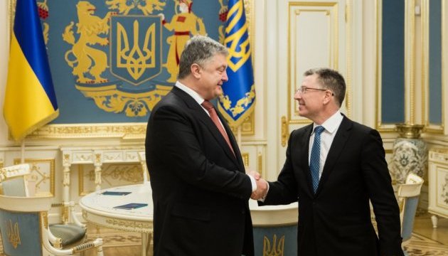 Poroshenko y Volker discutieron la restauración de la integridad territorial de Ucrania Poroshenko y Volker discutieron la restauración de la integridad territorial de Ucrania