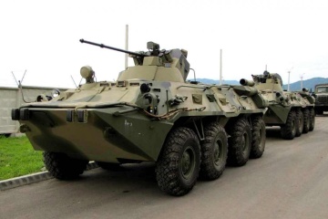 Оккупанты перебросили военную технику в Крым