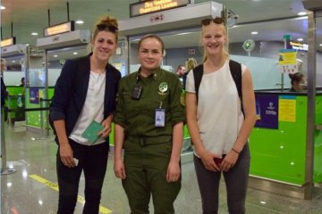 Women's Champions League finalists arrive in Kyiv