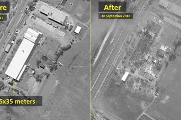 У мережі показали супутникові знімки з наслідками авіаудару Ізраїлю по арсеналу режиму Асада