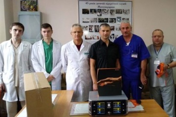 Детской больнице Житомира подарили современное оборудование