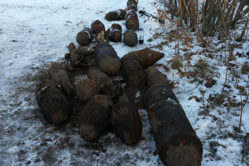 На Київщині знайшли понад 100 авіабомб часів Другої світової