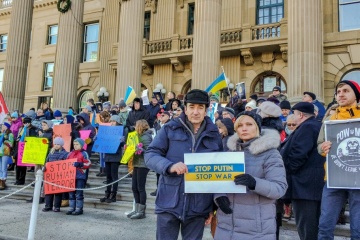 В Канаде состоялась акция против российской агрессии в Украине