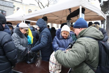 В Киеве возле собора Святой Софии усилили охрану
