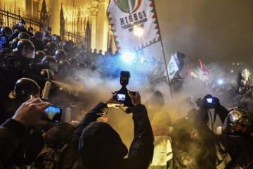 У Будапешті під час протестів затримали понад 50 осіб