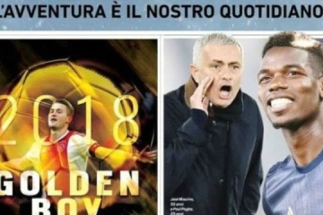 Футбол: обладателем приза Golden Boy-2018 стал капитан "Аякса"