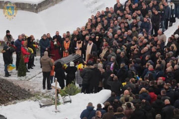 Волонтера Коцюрубу похоронили во Львове
