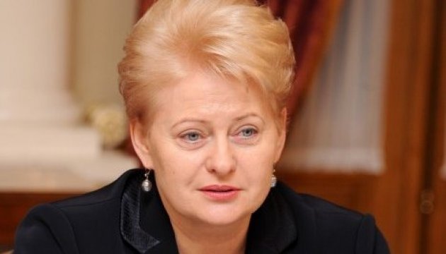 Grybauskaite at UN: Russia is blackmailing and bullying Ukraine