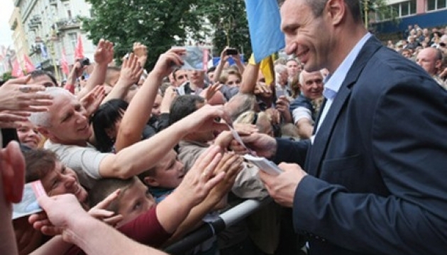 Klitschko hat versprochen, die ukrainische Sprache gut zu erlernen