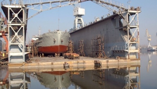 Чорноморський суднобудівний завод розпочав ремонт кораблів українського військового флоту