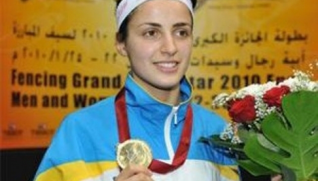 La espada Yana Shemyakina es la primera campeona olímpica ucraniana de los Juegos Olímpicos 2012