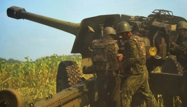 Артилерія АТО знищила значні сили терористів