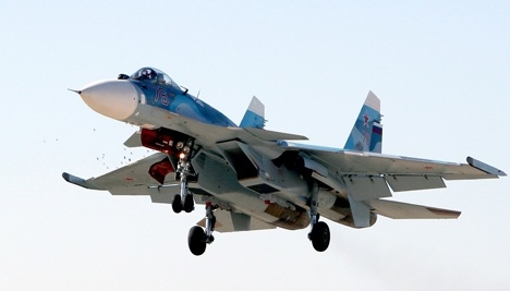 Російський Су-27 перехопив американський літак-розвідник