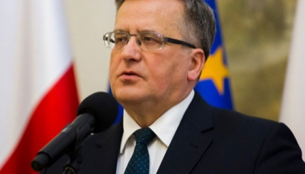 Komorowski: we cannot be more pro-Ukrainian than Ukrainians