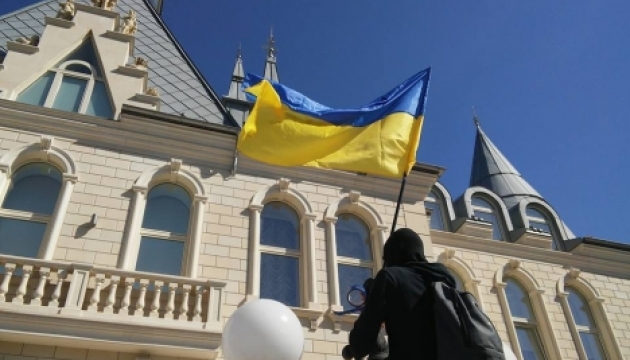 В Одесі автомайданівці захопили замок Ківалова. Фото
