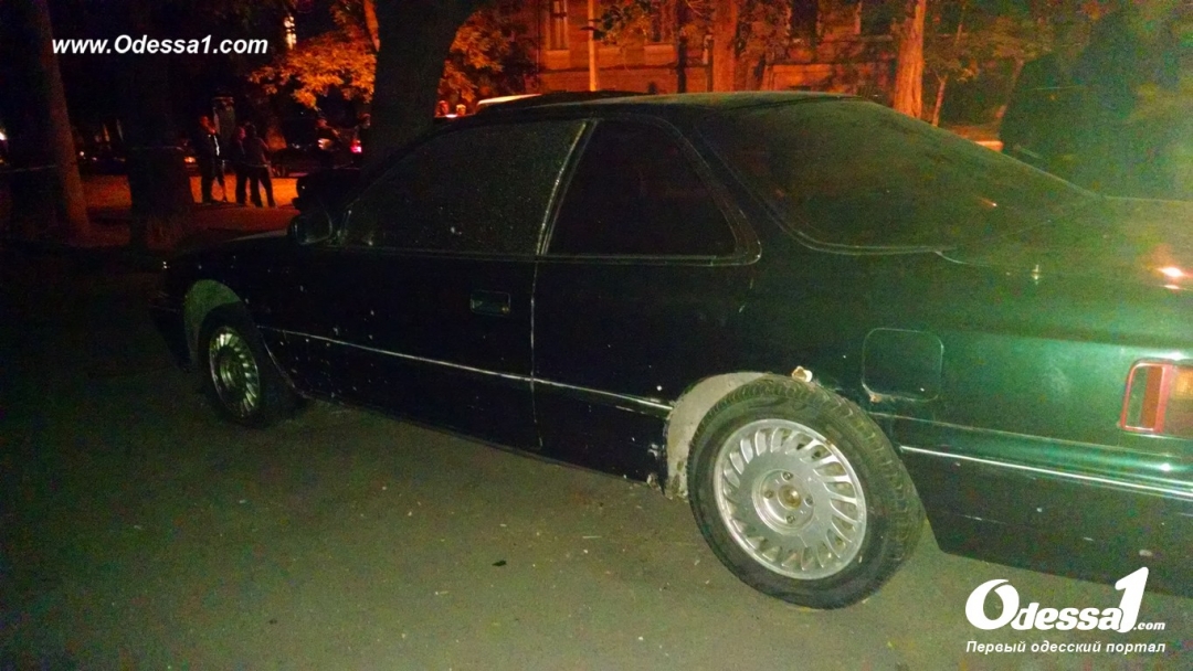 Grenade explodes in Odesa at night. Photos