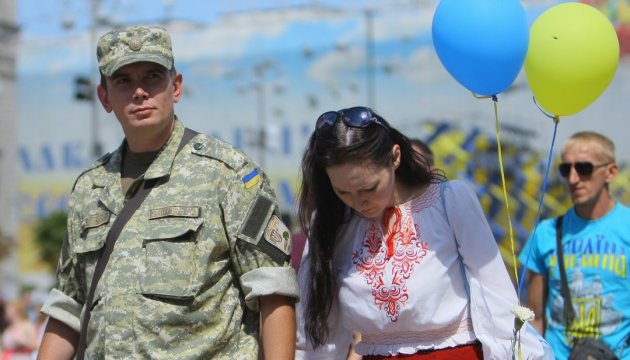 Ukrainer feiern Tag der Unabhängigkeit