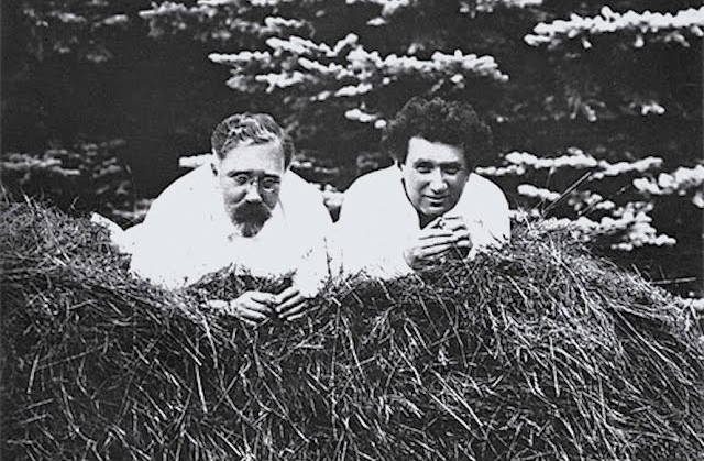 Лев Каменєв і Григорій Зінов'єв. 1927 рік