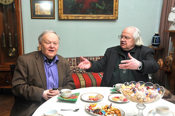 Борис Олійник з Іваном Драчем