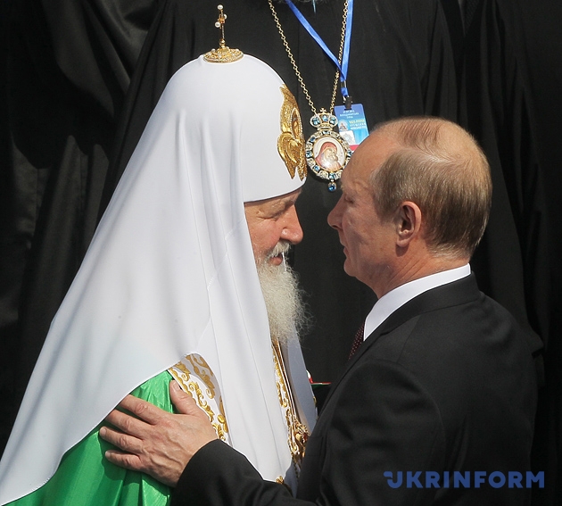Патриарх Московский Кирилл и Владимир Путин