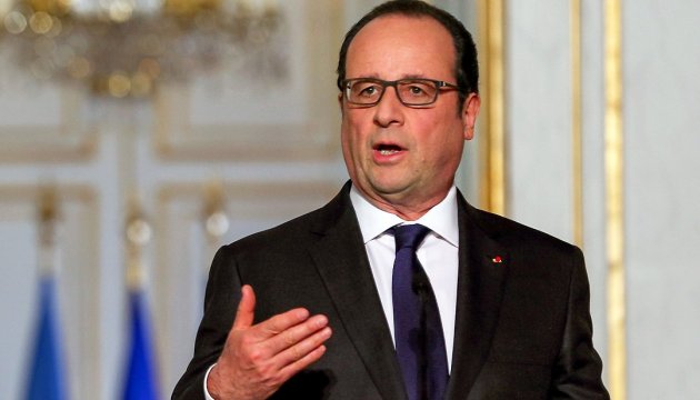 Hollande: Restoration of full control over Ukrainian border to happen after local elections