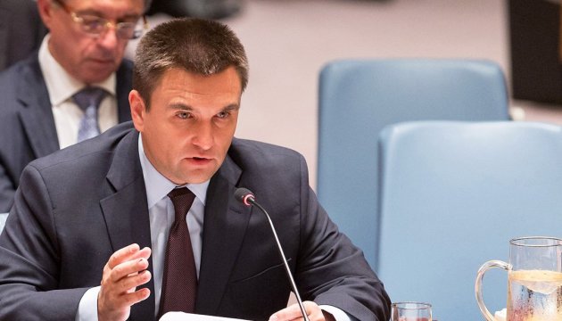 Klimkin preside la reunión de hoy del Consejo de Seguridad de la ONU