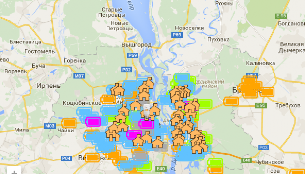 Створено інтерактивну карту київських пунктів здачі відходів.