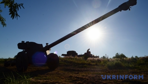 Біля Криму артилеристи ОС відпрацювали протидію морському десанту