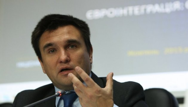 FM Klimkin: France will not deviate from its stance on Ukraine despite dialogue with Russia on Syria issue