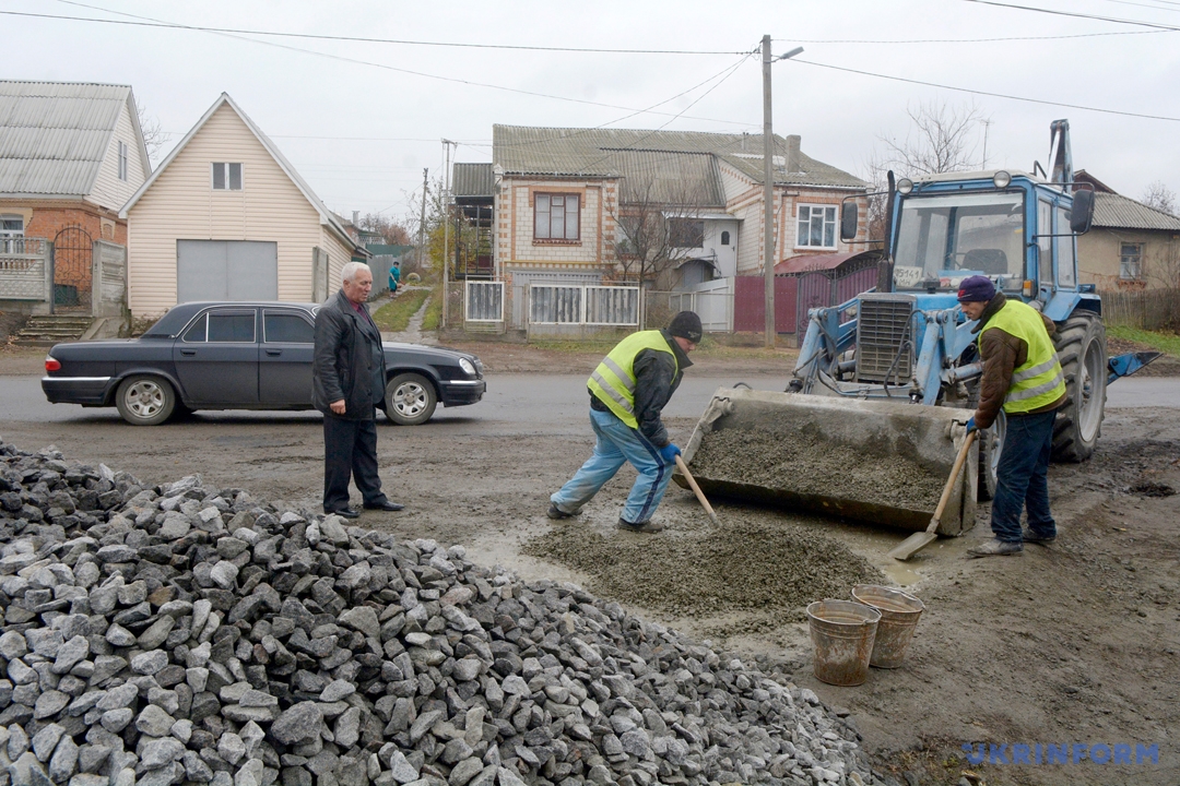 Ремонт доріг у Гайсині