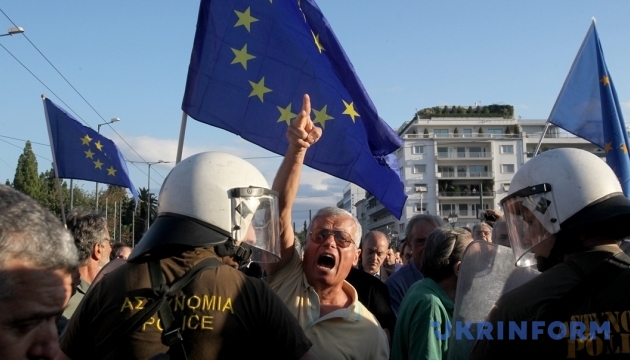 Греки вийшли на загальний страйк