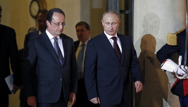 Олланд закликав Путіна знайти політичний вихід з сирійського конфлікту