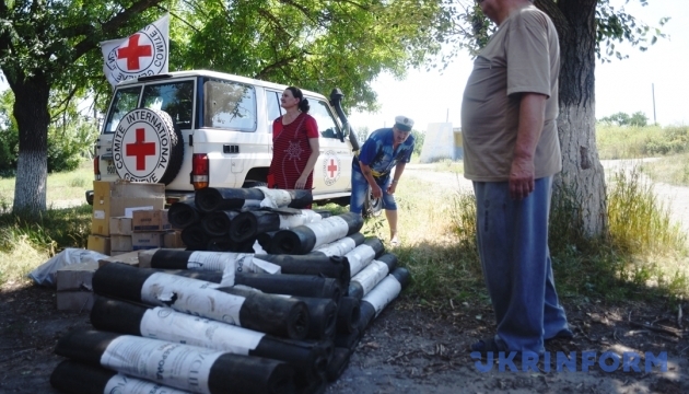 Rotes Kreuz bringt humanitäre Hilfe nach Donezk